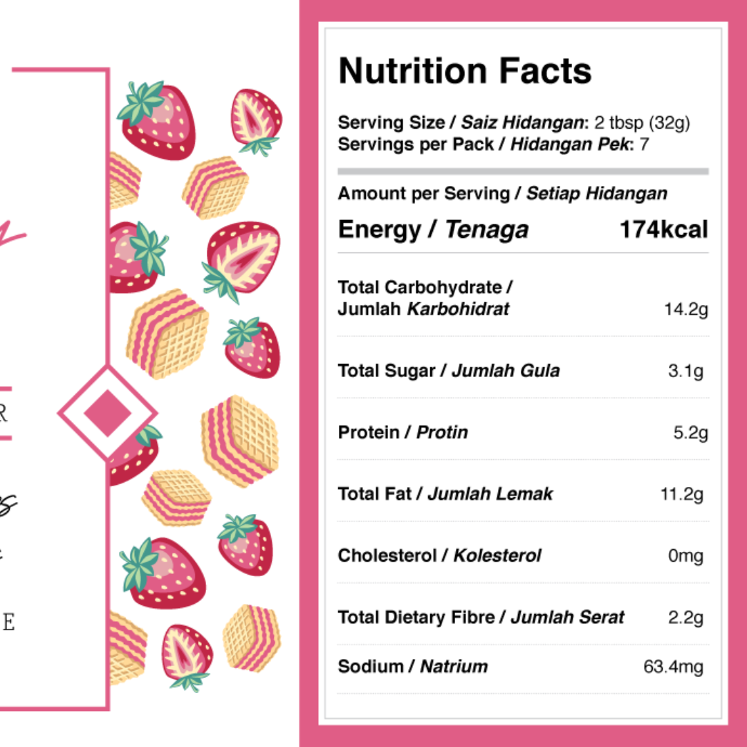 *Limited Batch* Strawberry Wafer Cashew + Macadamia Butter