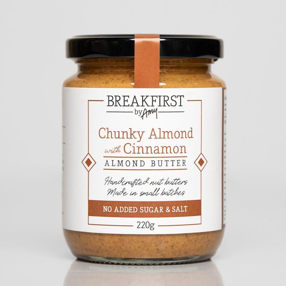 *Limited Batch* Chunky Almond Butter with Cinnamon [No Added Sugar & Salt]