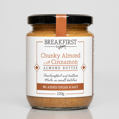 *Limited Batch* Chunky Almond Butter with Cinnamon [No Added Sugar & Salt]