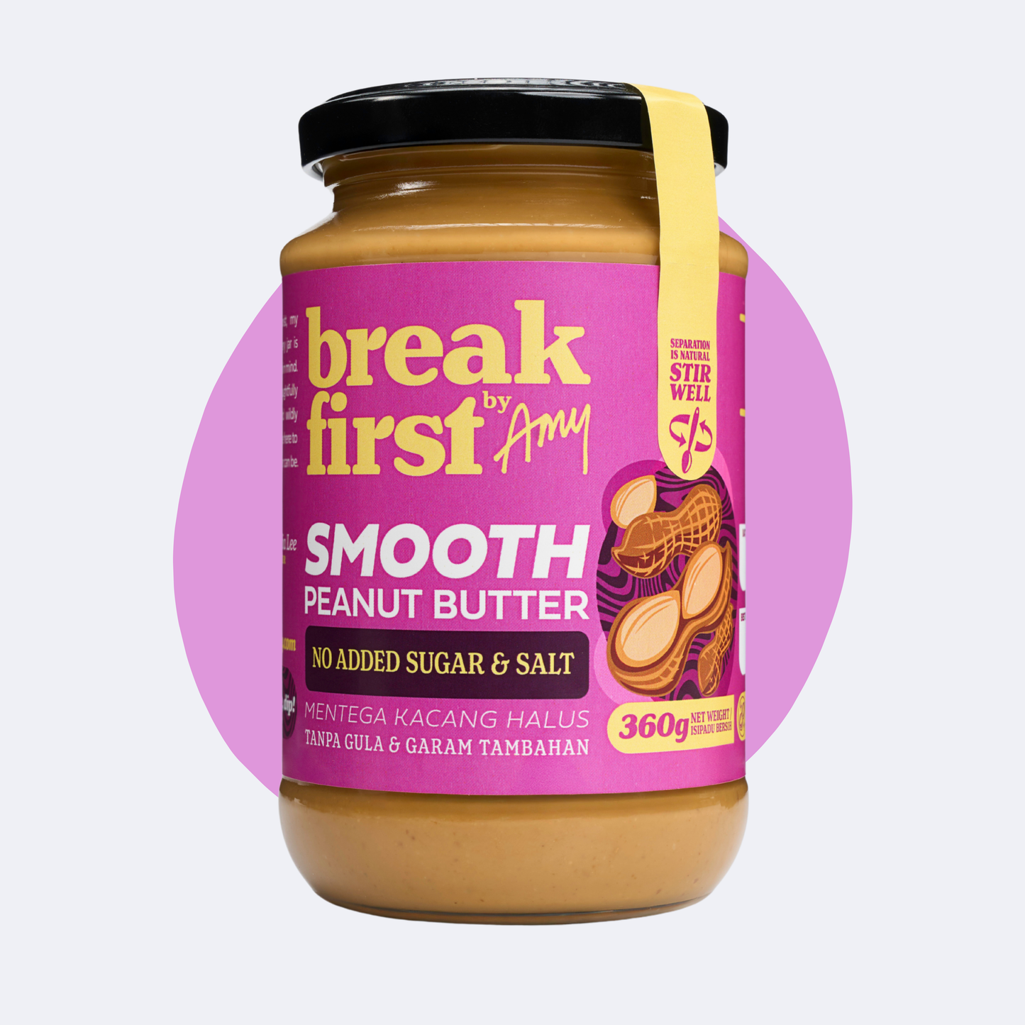 Smooth Peanut Butter [No Added Sugar & Salt]