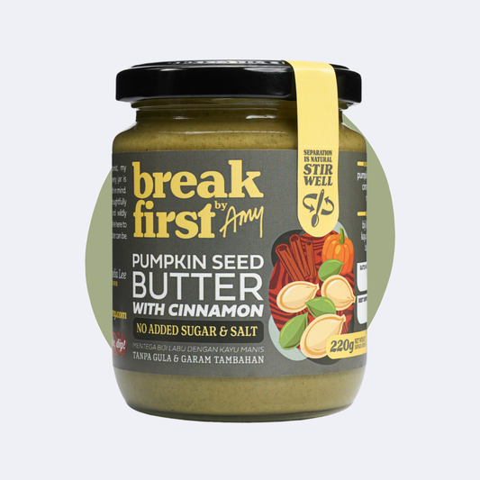 Pumpkin Seed Butter with Cinnamon [No Added Sugar & Salt]