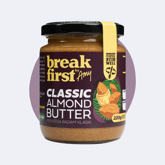 Classic Almond Butter [No Added Sugar & Salt]