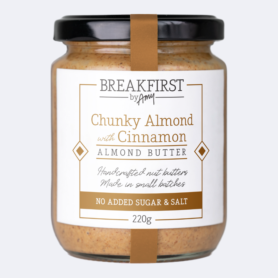 *Limited Batch* Chunky Almond Butter with Cinnamon [No Added Sugar & Salt]