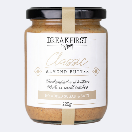 Classic Almond Butter [No Added Sugar & Salt]